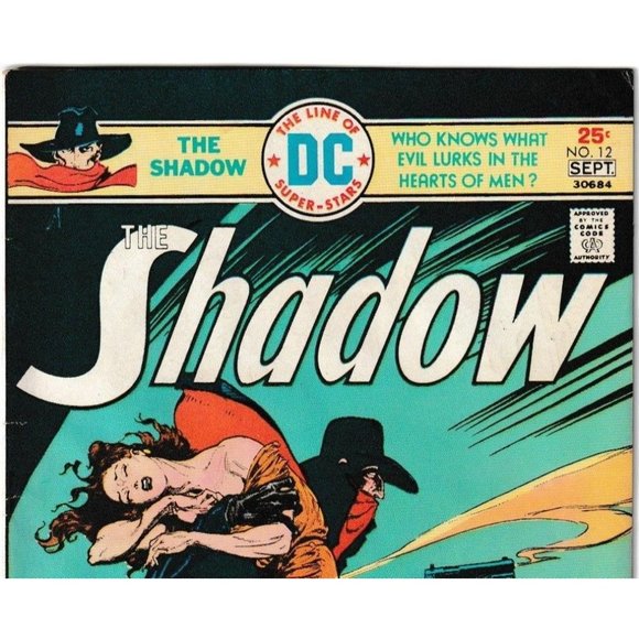 The Line Of D.C Super-Stars The Shadow The Night Of The Damned #12 Sept 30684 Co - Picture 6 of 8